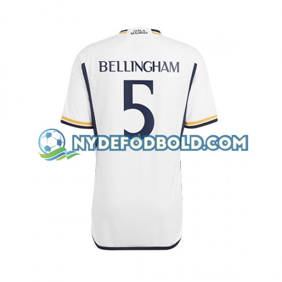 Hjemmebane Trøje Real Madrid Jude Bellingham 5 2023-2024 K/Æ Mænd