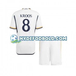 Hjemmebane Trøje Real Madrid Kroos 8 2023-2024 K/Æ Børn(+Shorts)