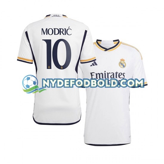 Hjemmebane Trøje Real Madrid Modric 10 2023-2024 K/Æ Mænd
