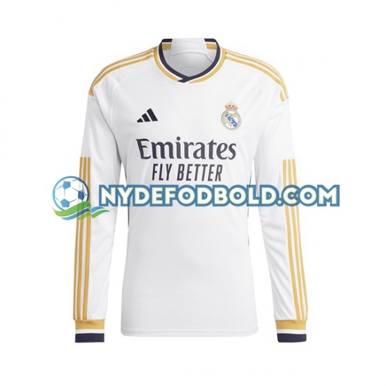 Hjemmebane Trøje Real Madrid Rodrygo Goes 11 2023-2024 L/Æ Børn(+Shorts)