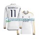 Hjemmebane Trøje Real Madrid Rodrygo Goes 11 2023-2024 L/Æ Mænd