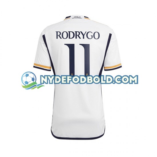 Hjemmebane Trøje Real Madrid Rodrygo Goes 11 2023-2024 K/Æ Mænd