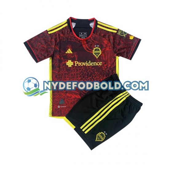 Udebane Trøje Seattle Sounders FC 2023 K/Æ Børn(+Shorts)