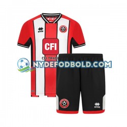 Hjemmebane Trøje Sheffield United 2023-2024 K/Æ Børn(+Shorts)
