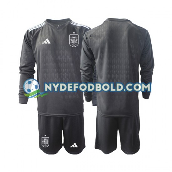 Hjemmebane Trøje Spanien Målmand 2022 L/Æ Børn(+Shorts)