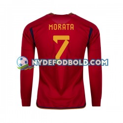 Hjemmebane Trøje Spanien MORATA 7 World Cup 2022 L/Æ Mænd