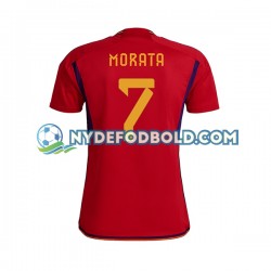 Hjemmebane Trøje Spanien MORATA 7 World Cup 2022 K/Æ Mænd