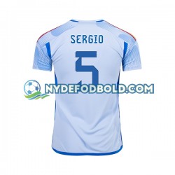 Udebane Trøje Spanien SERGIO BUSQUETS 5 World Cup 2022 K/Æ Mænd