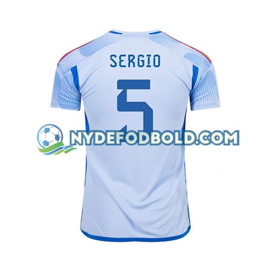 Udebane Trøje Spanien SERGIO BUSQUETS 5 World Cup 2022 K/Æ Mænd