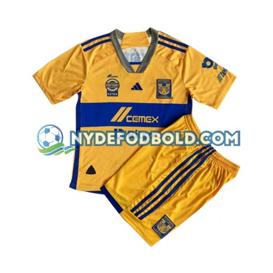 Hjemmebane Trøje Tigres UANL 2023-2024 K/Æ Børn(+Shorts)