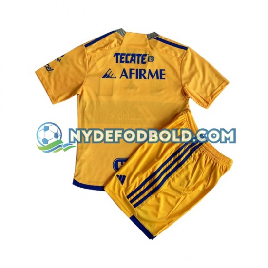 Hjemmebane Trøje Tigres UANL 2023-2024 K/Æ Børn(+Shorts)
