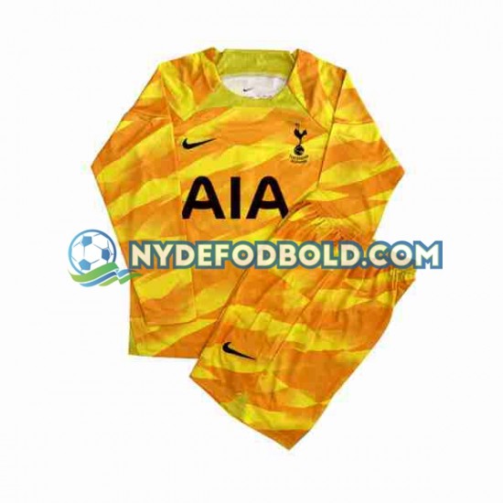 Udebane Trøje Tottenham Hotspur Målmand Orange 2023-2024 L/Æ Børn(+Shorts)