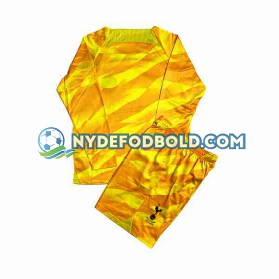 Udebane Trøje Tottenham Hotspur Målmand Orange 2023-2024 L/Æ Børn(+Shorts)
