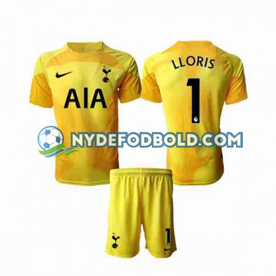 Hjemmebane Trøje Tottenham Hotspur Målmand Hugo Lloris 1 2022-2023 K/Æ Børn(+Shorts)