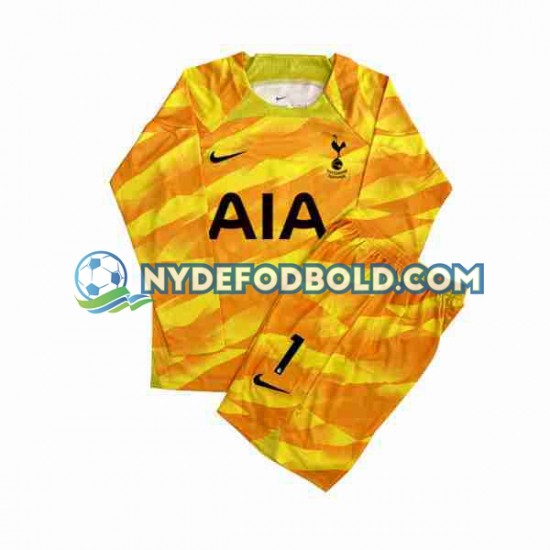 Udebane Trøje Tottenham Hotspur Målmand Orange Hugo 2023-2024 L/Æ Børn(+Shorts)