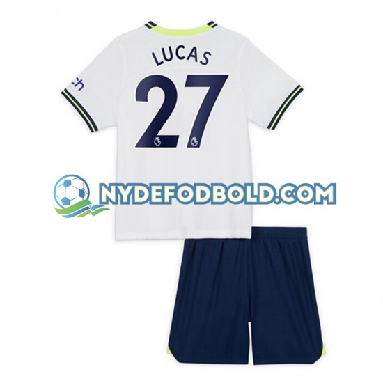 Hjemmebane Trøje Tottenham Hotspur Lucas Moura 27 2022-2023 K/Æ Børn(+Shorts)