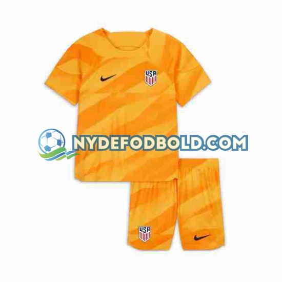 Udebane Trøje USA Målmand 2023-2024 K/Æ Børn(+Shorts)