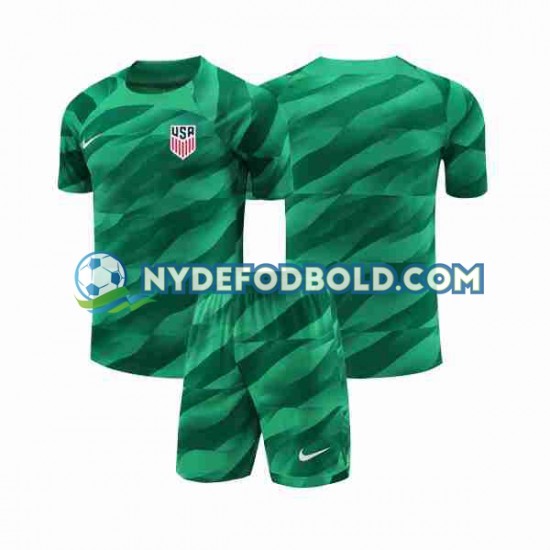 Hjemmebane Trøje USA Målmand 2023-2024 K/Æ Børn(+Shorts)