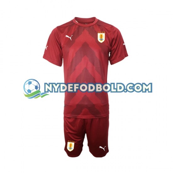 Hjemmebane Trøje Uruguay Målmand World Cup 2022 K/Æ Børn(+Shorts)