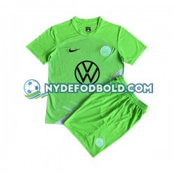 Hjemmebane Trøje VfL Wolfsburg 2023-2024 K/Æ Børn(+Shorts)