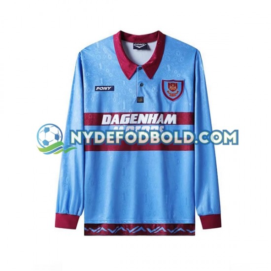 Hjemmebane Trøje West Ham United Retro 1995-1996 L/Æ Mænd