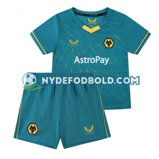 Udebane Trøje Wolverhampton Wanderers 2022-2023 K/Æ Børn(+Shorts)
