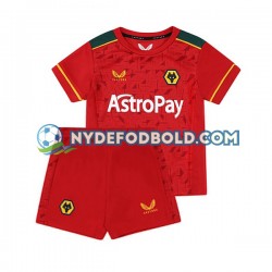 Udebane Trøje Wolverhampton Wanderers 2023-2024 K/Æ Børn(+Shorts)