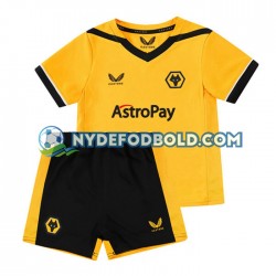 Hjemmebane Trøje Wolverhampton Wanderers 2022-2023 K/Æ Børn(+Shorts)