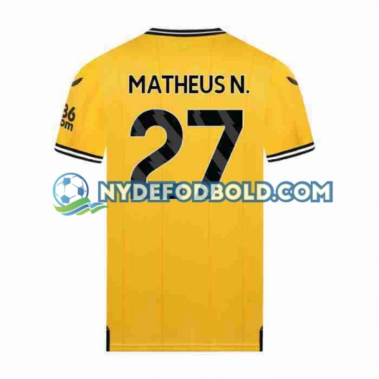 Hjemmebane Trøje Wolverhampton Wanderers Matheus Nunes 27 2023-2024 K/Æ Mænd