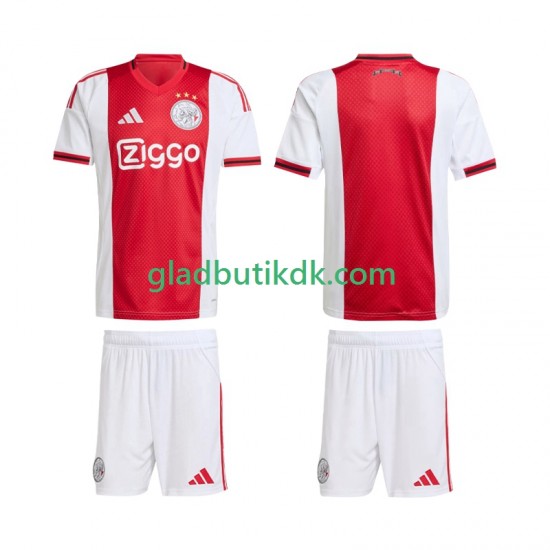 Hjemmebane Trøje AFC Ajax 2025-2026 K/Æ Børn(+Shorts)