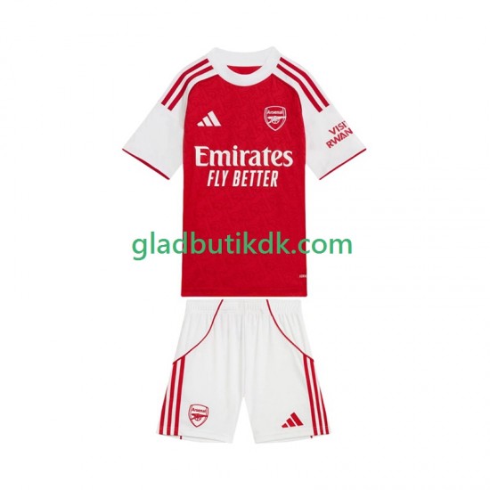 Hjemmebane Trøje Arsenal 2025-2026 K/Æ Børn(+Shorts)
