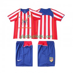 Hjemmebane Trøje Atlético Madrid Retro 2004 2005 K/Æ Børn(+Shorts)
