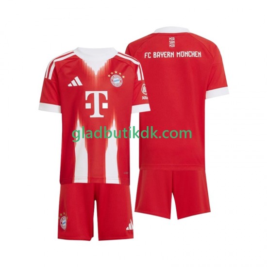 Hjemmebane Trøje FC Bayern München 2025-2026 K/Æ Børn(+Shorts)