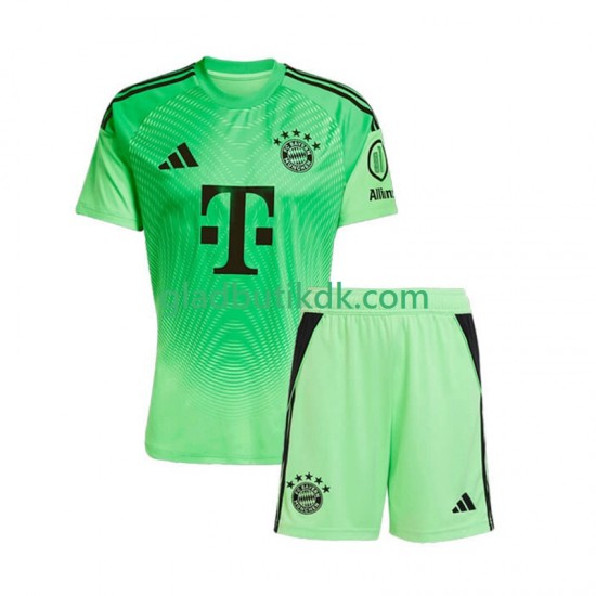 Hjemmebane Trøje FC Bayern München Målmand 2025-2026 K/Æ Børn(+Shorts)