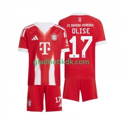 Hjemmebane Trøje FC Bayern München Michael Olise 17 2025-2026 K/Æ Børn(+Shorts)