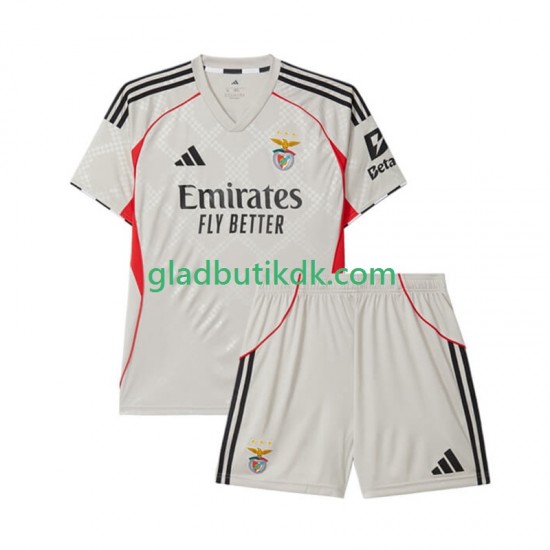 Udebane Trøje Benfica 2025-2026 K/Æ Børn(+Shorts)
