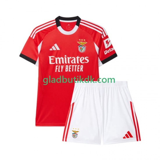 Hjemmebane Trøje Benfica 2025-2026 K/Æ Børn(+Shorts)