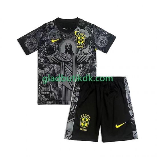 Hjemmebane Brasilien Cheist the Redeemer Football Shirts 2024 K/Æ Børn(+Shorts)