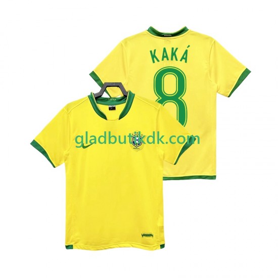 Hjemmebane Trøje Brasilien KAKA 8 Retro 2006 K/Æ Mænd