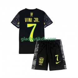 Hjemmebane Brasilien Vinicius Junior 7 Cheist the Redeemer Football Shirts 2024 K/Æ Børn(+Shorts)
