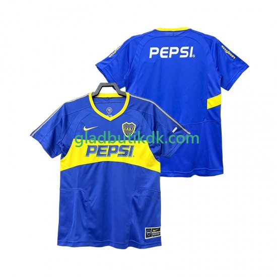 Hjemmebane Trøje CA Boca Juniors Retro 2003 2004 K/Æ Mænd