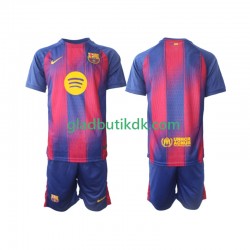 Hjemmebane Trøje FC Barcelona 2025-2026 K/Æ Børn(+Shorts)