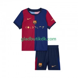 Hjemmebane Trøje FC Barcelona Coldplay 2024-2025 K/Æ Børn(+Shorts)