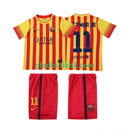 Udebane Trøje FC Barcelona Neymar JR 11 Retro 2013 2014 K/Æ Børn(+Shorts)