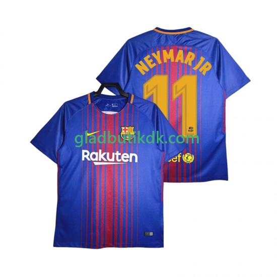 Hjemmebane Trøje FC Barcelona Neymar JR 11 Retro 2017-2018 K/Æ Mænd