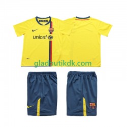 Udebane Trøje FC Barcelona Retro 2008 2009 K/Æ Børn(+Shorts)
