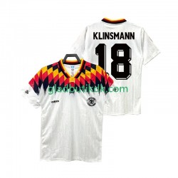 Hjemmebane Trøje Tyskland KLINSMANN 18 Retro 1994 K/Æ Mænd