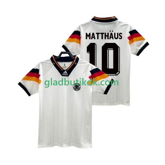 Hjemmebane Trøje Tyskland MATTHAUS 10 Retro 1992 K/Æ Mænd