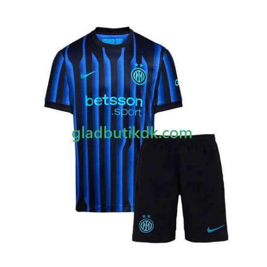 Hjemmebane Trøje Inter Milan 2025-2026 K/Æ Børn(+Shorts)