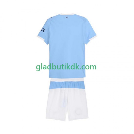 Hjemmebane Trøje Manchester City 2025-2026 K/Æ Børn(+Shorts)
